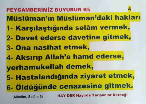 MÜSLÜMANIN HAKLARI